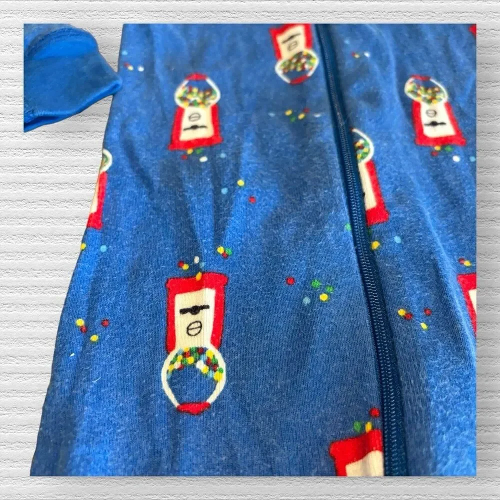 Hanna Andersson 2t Gum Ball Zipper Pajamas